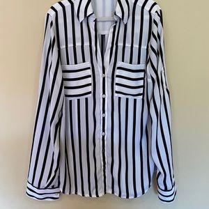Striped Express Slimfit Portofino Shirt
